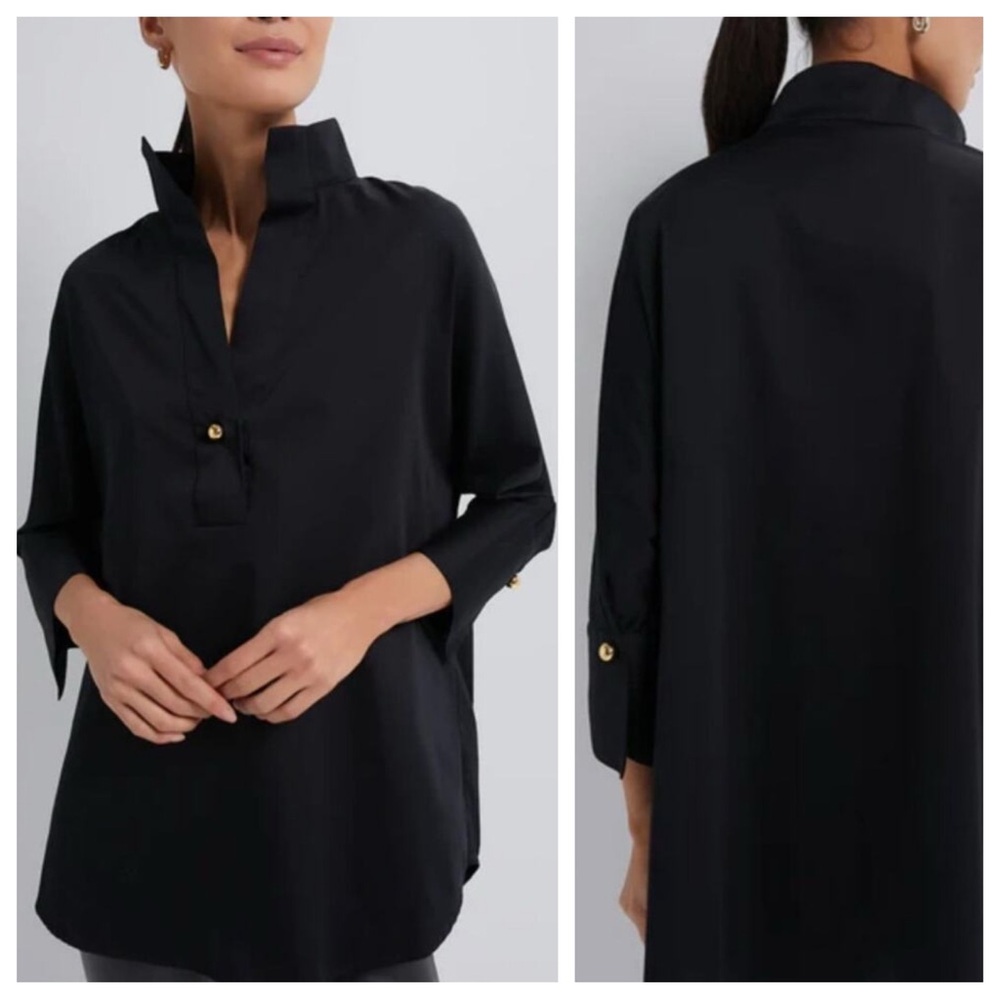 TUCKERNUCK Black Willow Blouse | SMALL